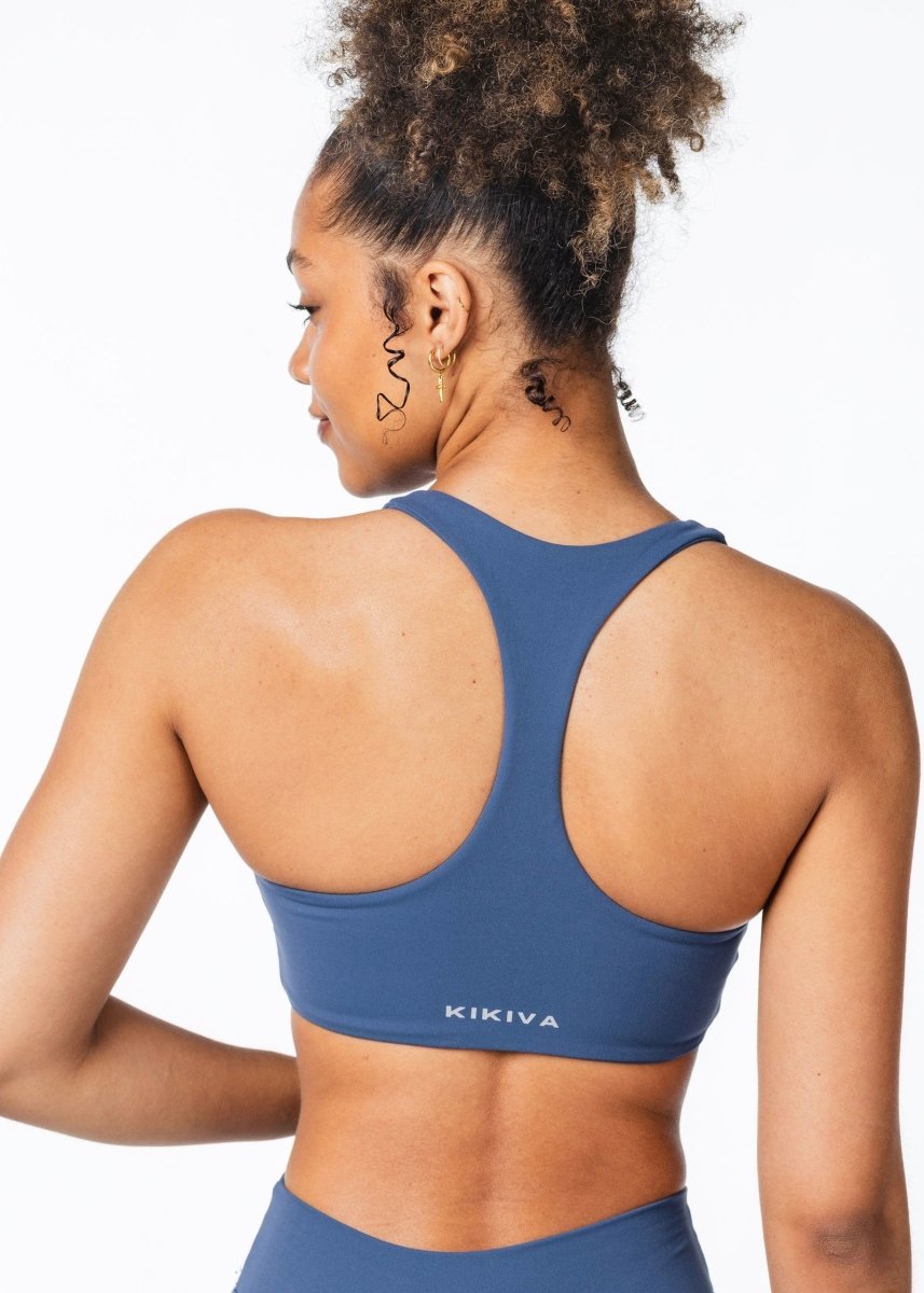 CoreActive 'Sienna' Crop - Midnight Blue - Kikiva Collection
