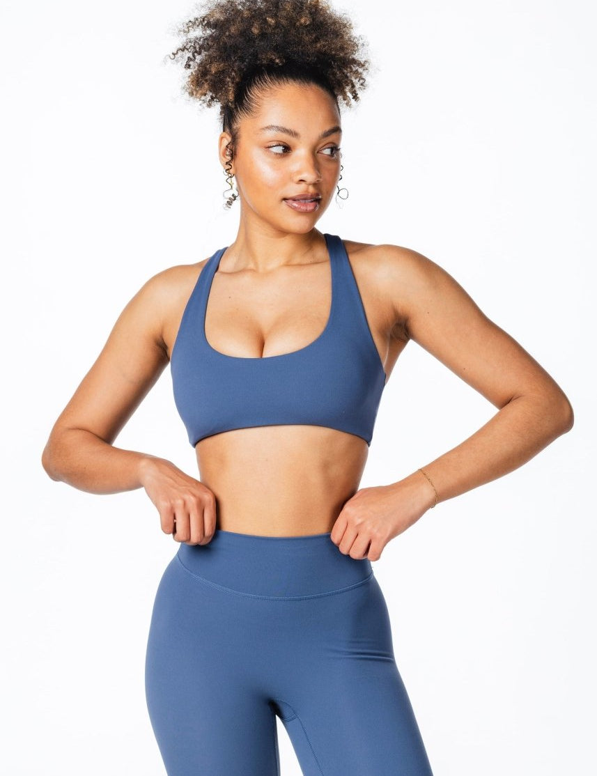 CoreActive 'Sienna' Crop - Midnight Blue - Kikiva Collection