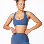 CoreActive 'Sienna' Crop - Midnight Blue - Kikiva Collection
