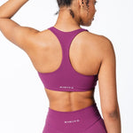CoreActive 'Sienna' Crop - Midnight Magenta - Kikiva Collection