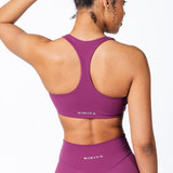 CoreActive 'Sienna' Crop - Midnight Magenta - Kikiva Collection