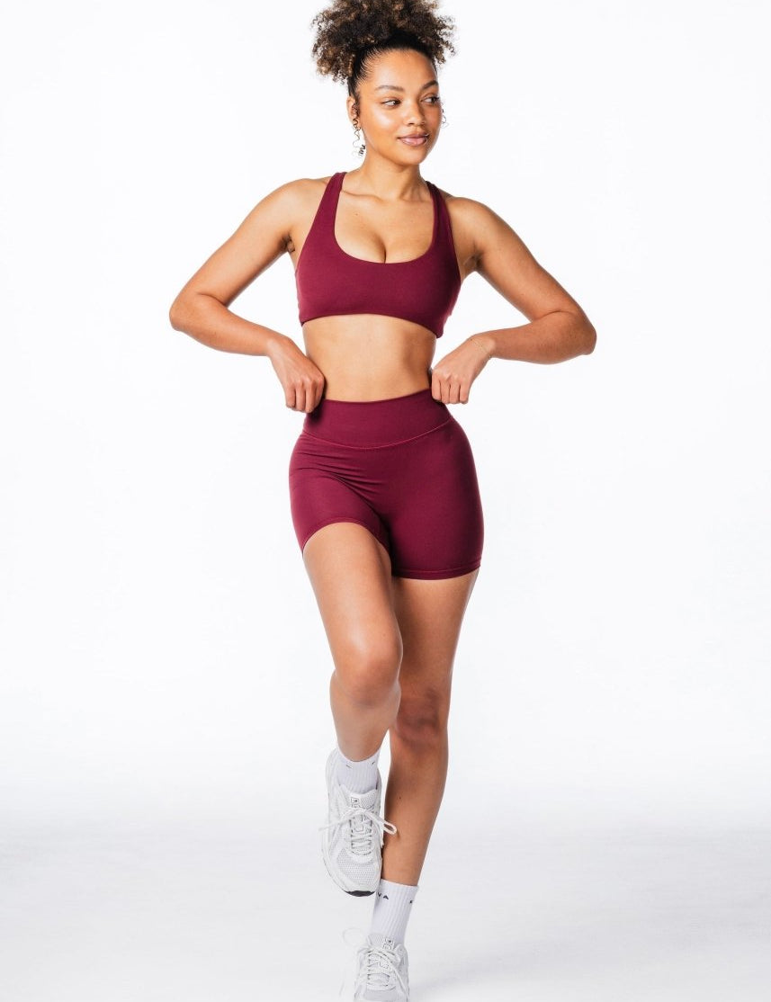 CoreActive 'Sienna' Crop - Wine - Kikiva Collection