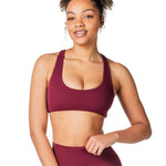 CoreActive 'Sienna' Crop - Wine - Kikiva Collection
