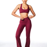 CoreActive 'Sienna' Crop - Wine - Kikiva Collection