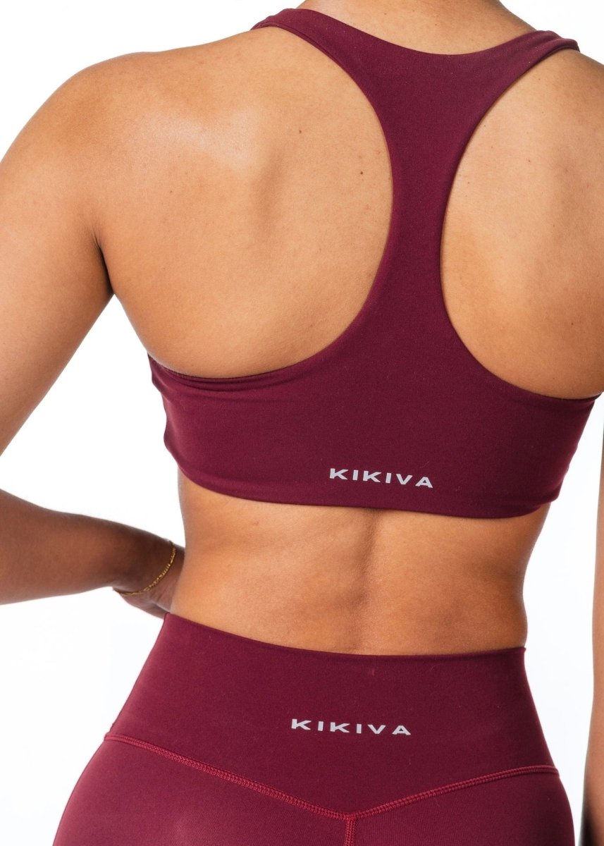 CoreActive 'Sienna' Crop - Wine - Kikiva Collection