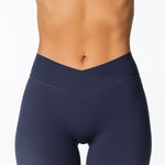 Cross Over Capsule Straight Leg Capri's - Dark Navy - Kikiva Collection