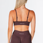 Cross Over Crop - Dark Choc - Kikiva Collection