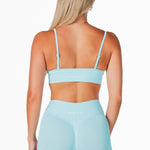 Cross Over Crop - Ocean Blue - Kikiva Collection