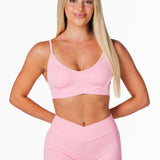 Cross Over Crop - Pretty Pink - Kikiva Collection