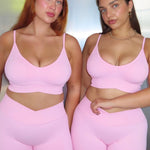 Cross Over Crop - Pretty Pink - Kikiva Collection