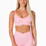 Cross Over Crop - Pretty Pink - Kikiva Collection