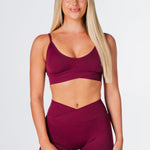 Cross Over Crop - Wine - Kikiva Collection