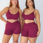 Cross Over Crop - Wine - Kikiva Collection