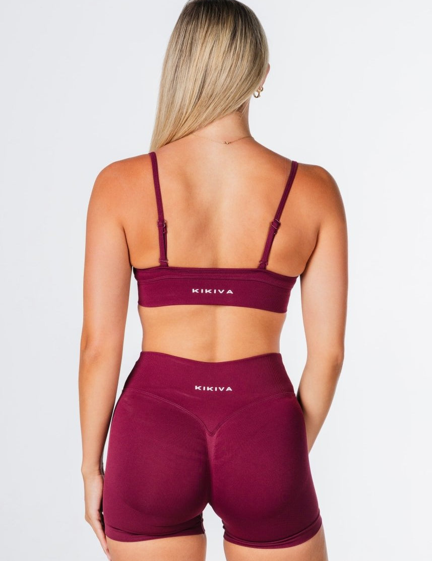 Cross Over Crop - Wine - Kikiva Collection