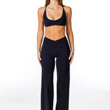 Cross Over 'Flow' Flares - Black - Kikiva Collection