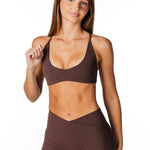 Cross Over 'Flow' Flares - Dark Choc - Kikiva Collection