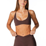 Cross Over 'Flow' Flares - Dark Choc - Kikiva Collection
