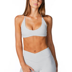 Cross Over 'Flow' Flares - Light Grey - Kikiva Collection