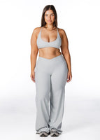 Cross Over 'Flow' Flares - Light Grey - Kikiva Collection