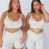 Cross Over Short - Ash Grey - Kikiva Collection