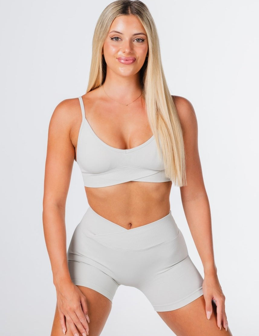 Cross Over Short - Ash Grey - Kikiva Collection