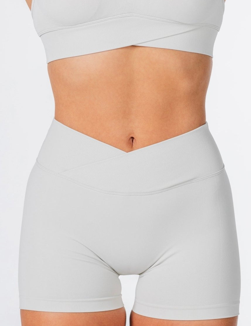 Cross Over Short - Ash Grey - Kikiva Collection