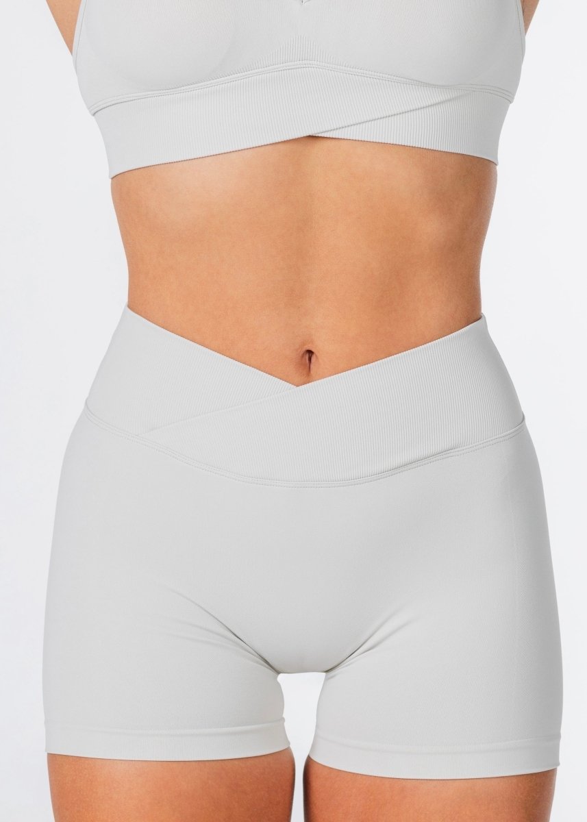 Cross Over Short - Ash Grey - Kikiva Collection