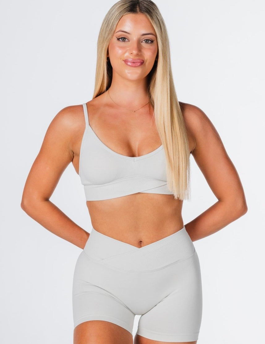 Cross Over Short - Ash Grey - Kikiva Collection