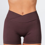 Cross Over Short - Dark Choc - Kikiva Collection