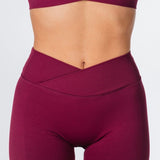 Cross Over Short - Wine - Kikiva Collection