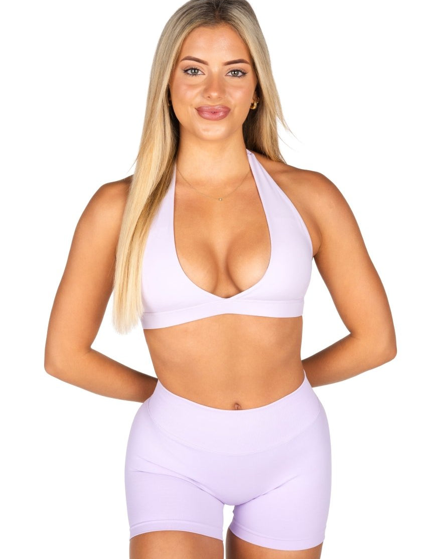 Dynamic Contour Crop - Baby Lilac - Kikiva Collection