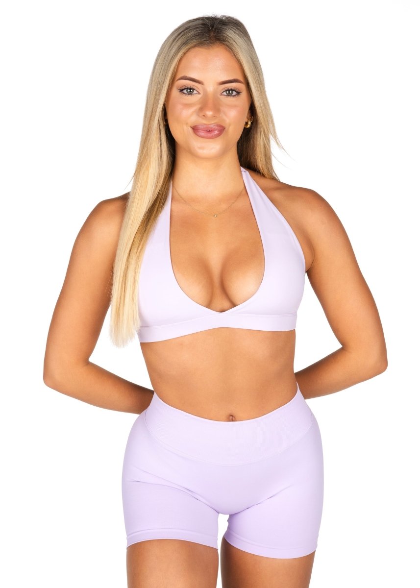 Dynamic Contour Crop - Baby Lilac - Kikiva Collection