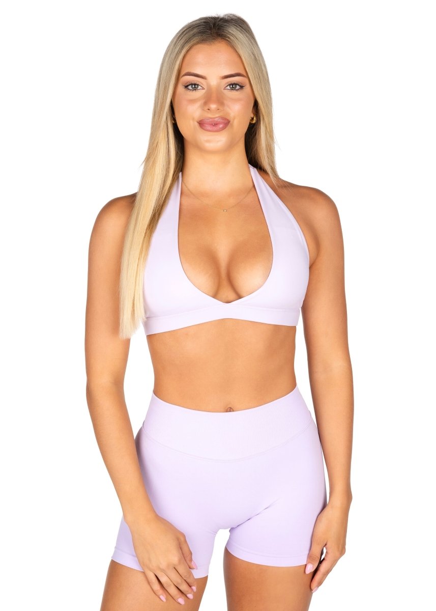 Dynamic Contour Crop - Baby Lilac - Kikiva Collection