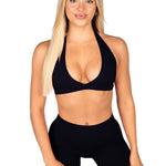 Dynamic Contour Crop - Black - Kikiva Collection