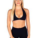 Dynamic Contour Crop - Black - Kikiva Collection
