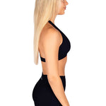 Dynamic Contour Crop - Black - Kikiva Collection