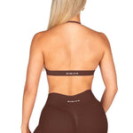 Dynamic Contour Crop - Mocha Brown - Kikiva Collection