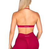 Dynamic Contour Crop - Scarlett Ruby - Red - Kikiva Collection