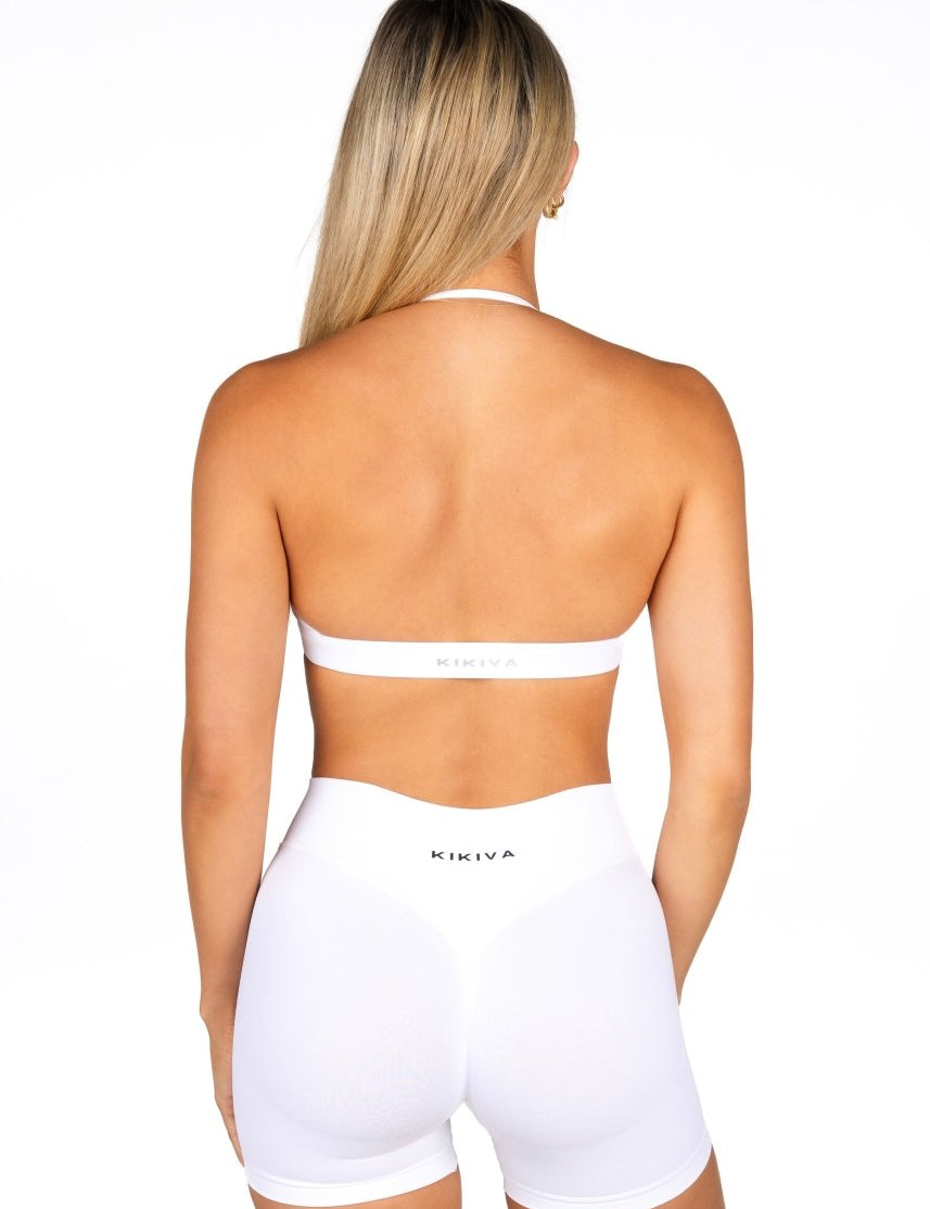 Dynamic Contour Crop - Winter White - Kikiva Collection