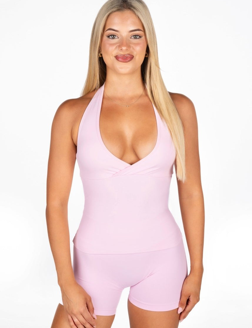 Dynamic Halter Seamless Singlet - Baby Doll - Kikiva Collection