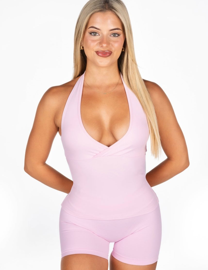 Dynamic Halter Seamless Singlet - Baby Doll - Kikiva Collection