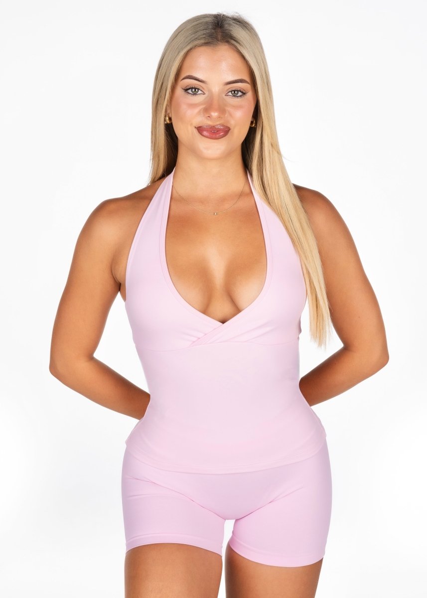 Dynamic Halter Seamless Singlet - Baby Doll - Kikiva Collection