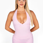 Dynamic Halter Seamless Singlet - Baby Doll - Kikiva Collection