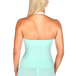 Dynamic Halter Seamless Singlet - Icey Sea - Kikiva Collection