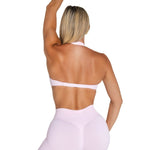 Dynamic Halter Twist Crop - Baby Doll - Kikiva Collection