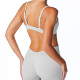 Dynamic 'Kayla' Crop - Ash Grey - Kikiva Collection