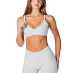 Dynamic 'Kayla' Crop - Ash Grey - Kikiva Collection