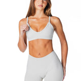 Dynamic 'Kayla' Crop - Ash Grey - Kikiva Collection