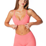 Dynamic 'Kayla' Crop - Blossom Pink - Kikiva Collection