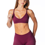Dynamic 'Kayla' Crop - Mulberry - Kikiva Collection